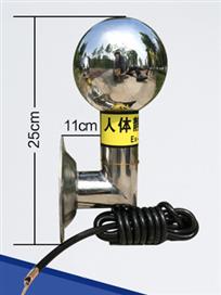 Quả cầu inox chống tĩnh điện cố định trên tường