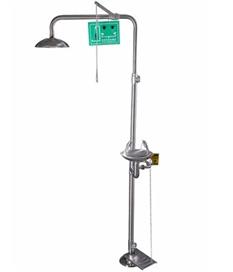 Lâm Quang Phát Bồn rửa mắt và tắm khẩn cấp SE1887 chất liệu inox 304 không gỉ sét Có chân đạp SE1887