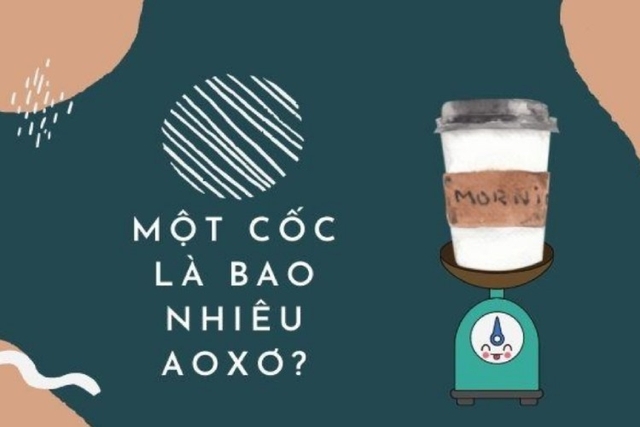 Một cốc bằng bao nhiêu aoxơ