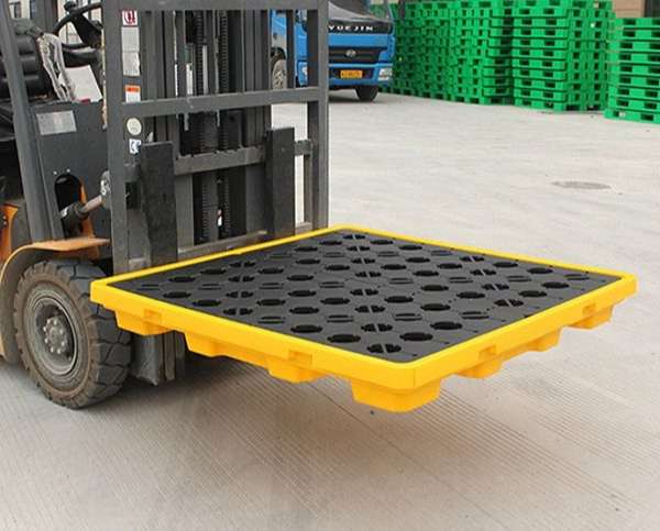 Pallet chống tràn đổ hóa chất