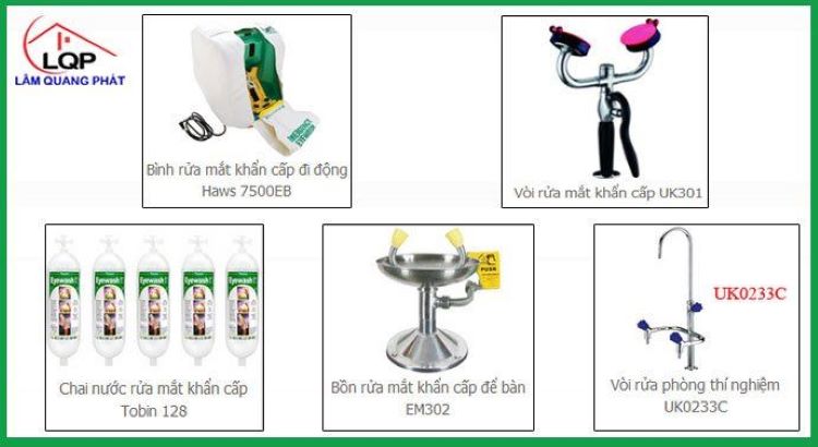 Thiết bị rửa mắt khẩn cấp