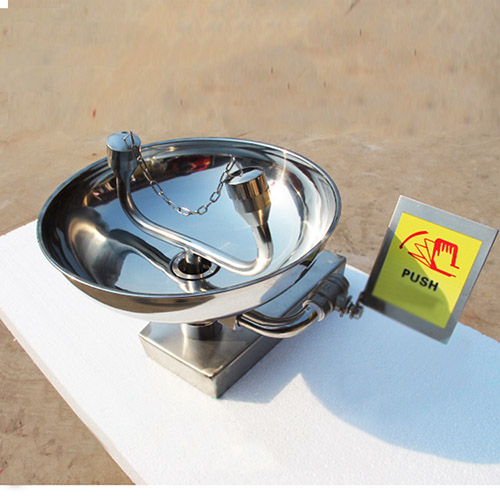 Bồn Rửa Mắt Khẩn Cấp Gắn Tường Bằng Thép Không Gỉ Nhập Khẩu Chính Hãng 